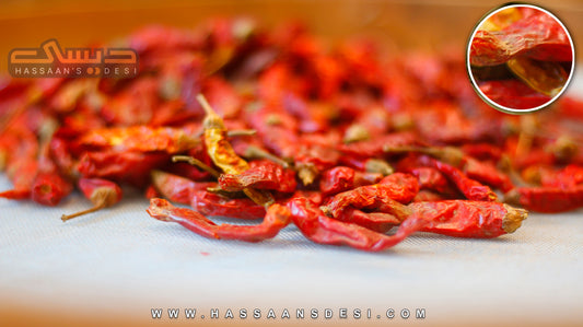 Lal Mirch Sabat 250 gm (Red Chilli) سرخ مرچ ثابت