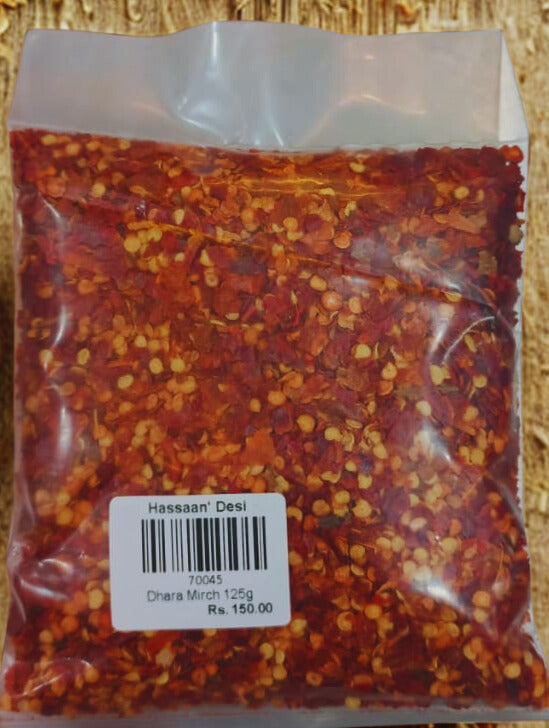 Red Chili Flakes 125 gm (Dharra Mirch) دھڑا مرچ